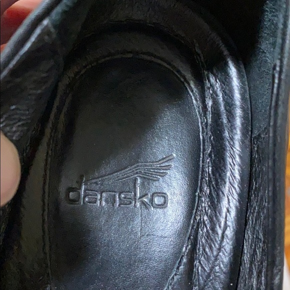 Dansko Double Strap Black Mary Jane Clogs - Picture 2 of 11